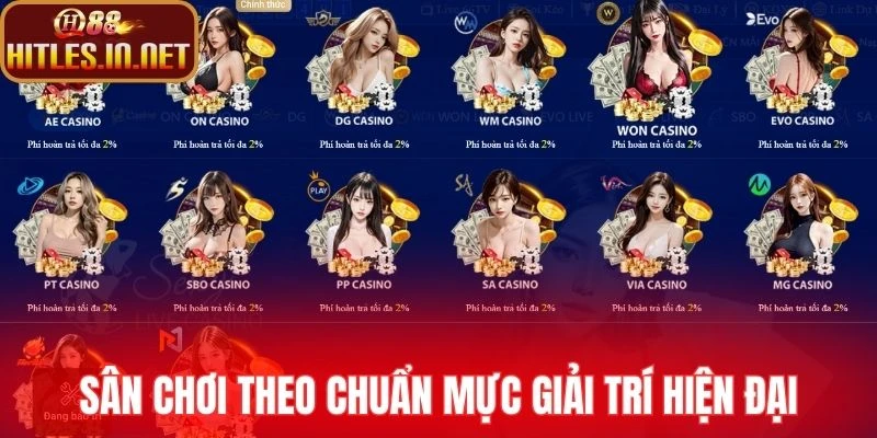 Sân chơi lý tưởng theo chuẩn mực giải trí hiện đại